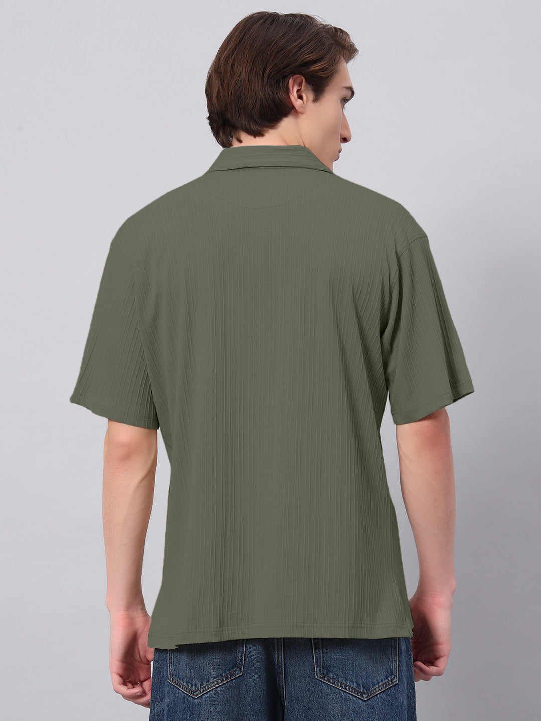 Olive green shirt Men