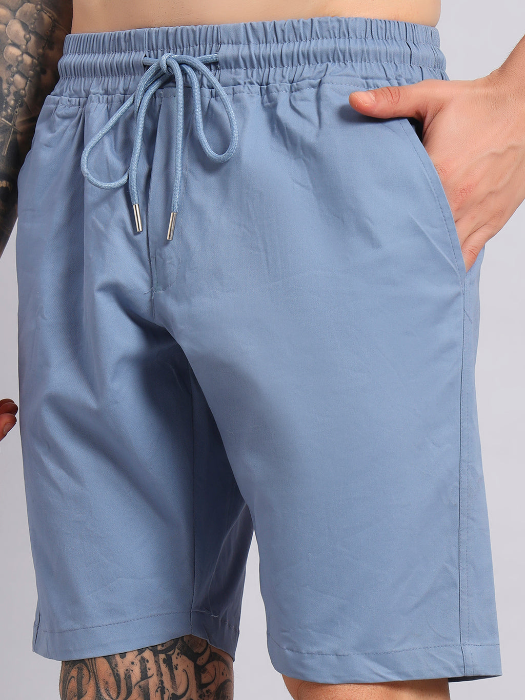 King's Creed Shorts Men Blue