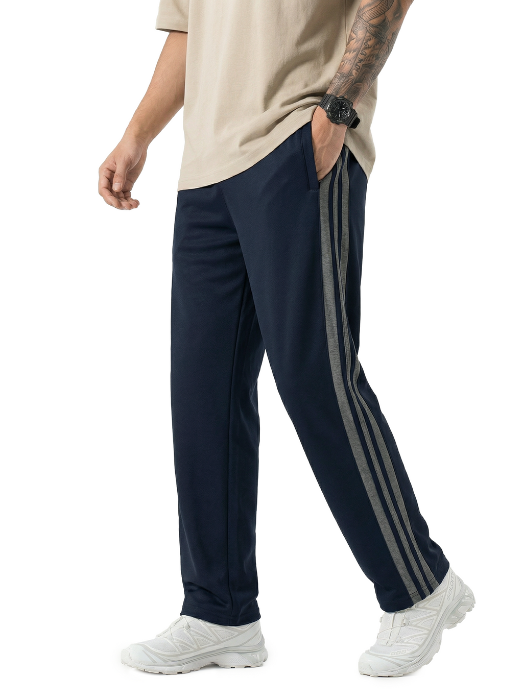 Navy track pant