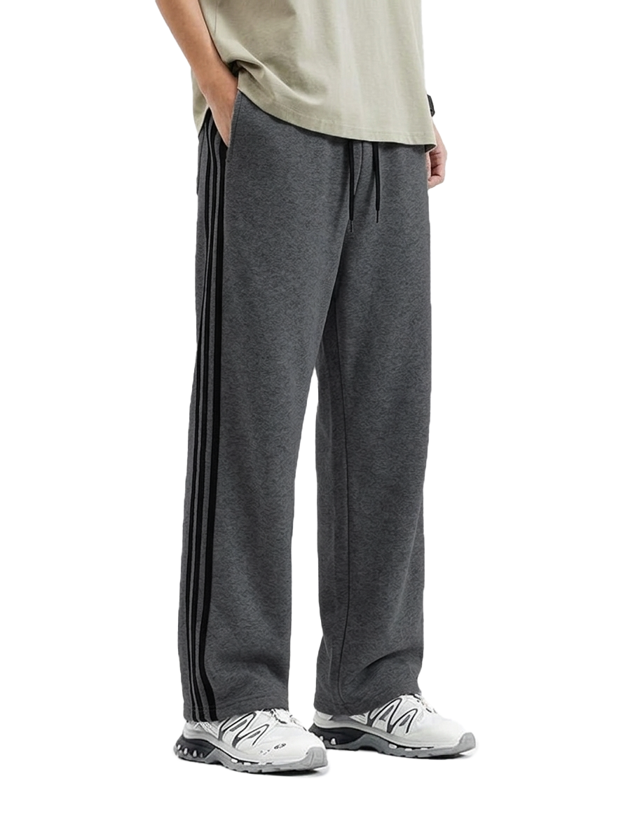classic gray track pant