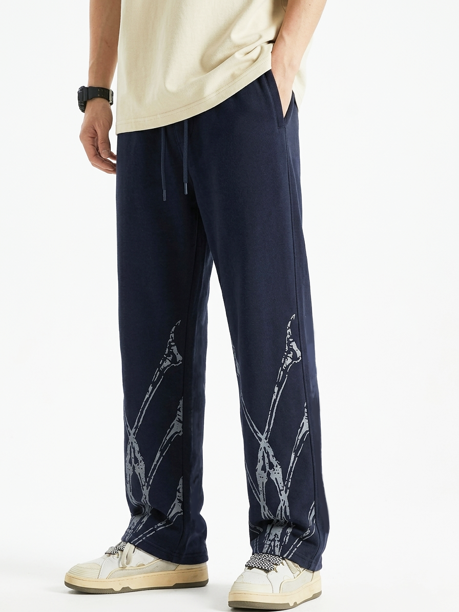 Navy gym track pants