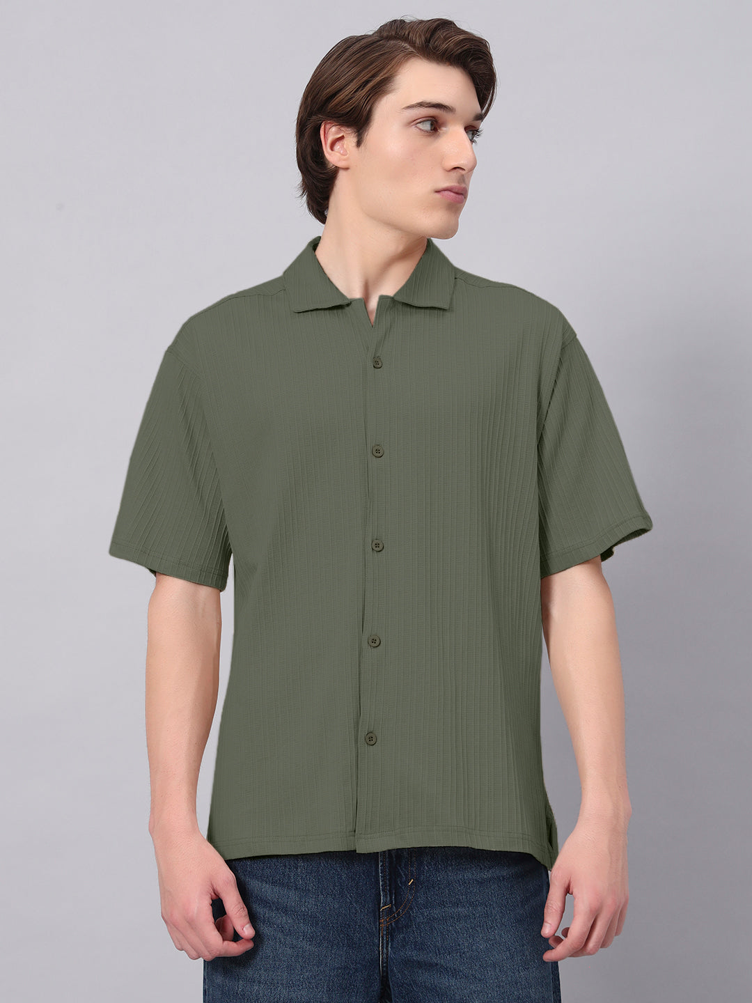 Men's shirt for gift olive green