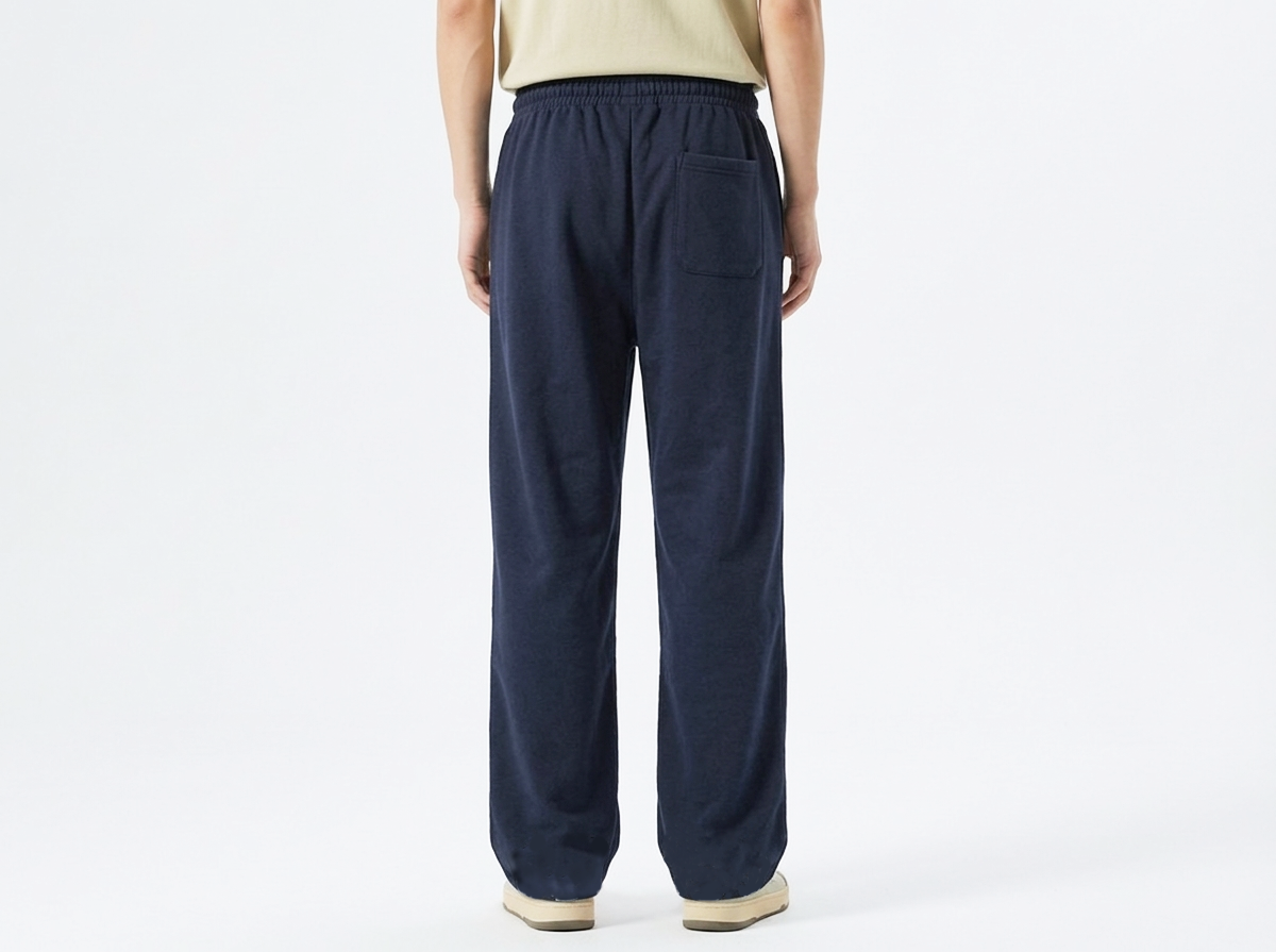 Navy comfortable printed track pant