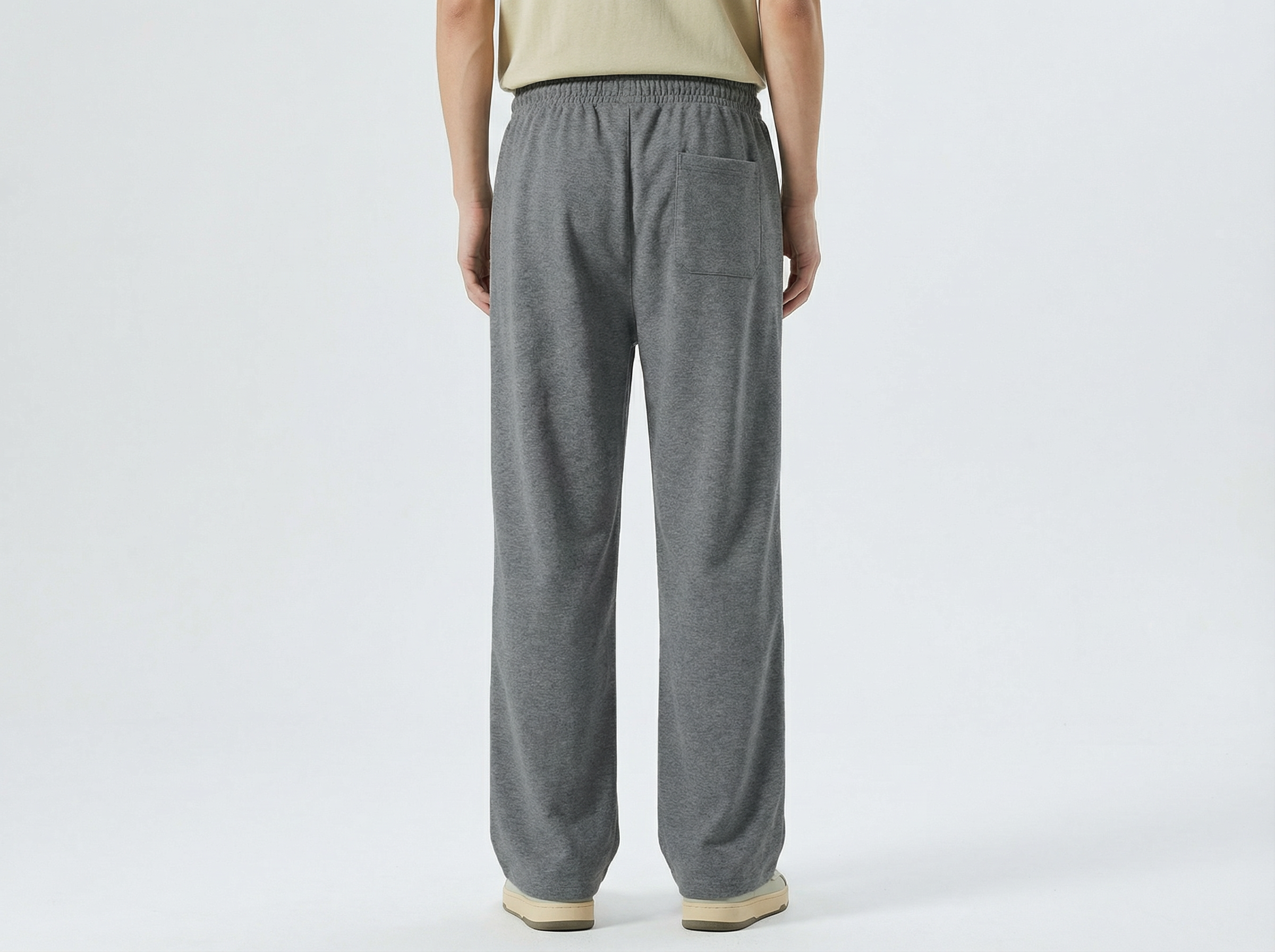 Gray men's track pant