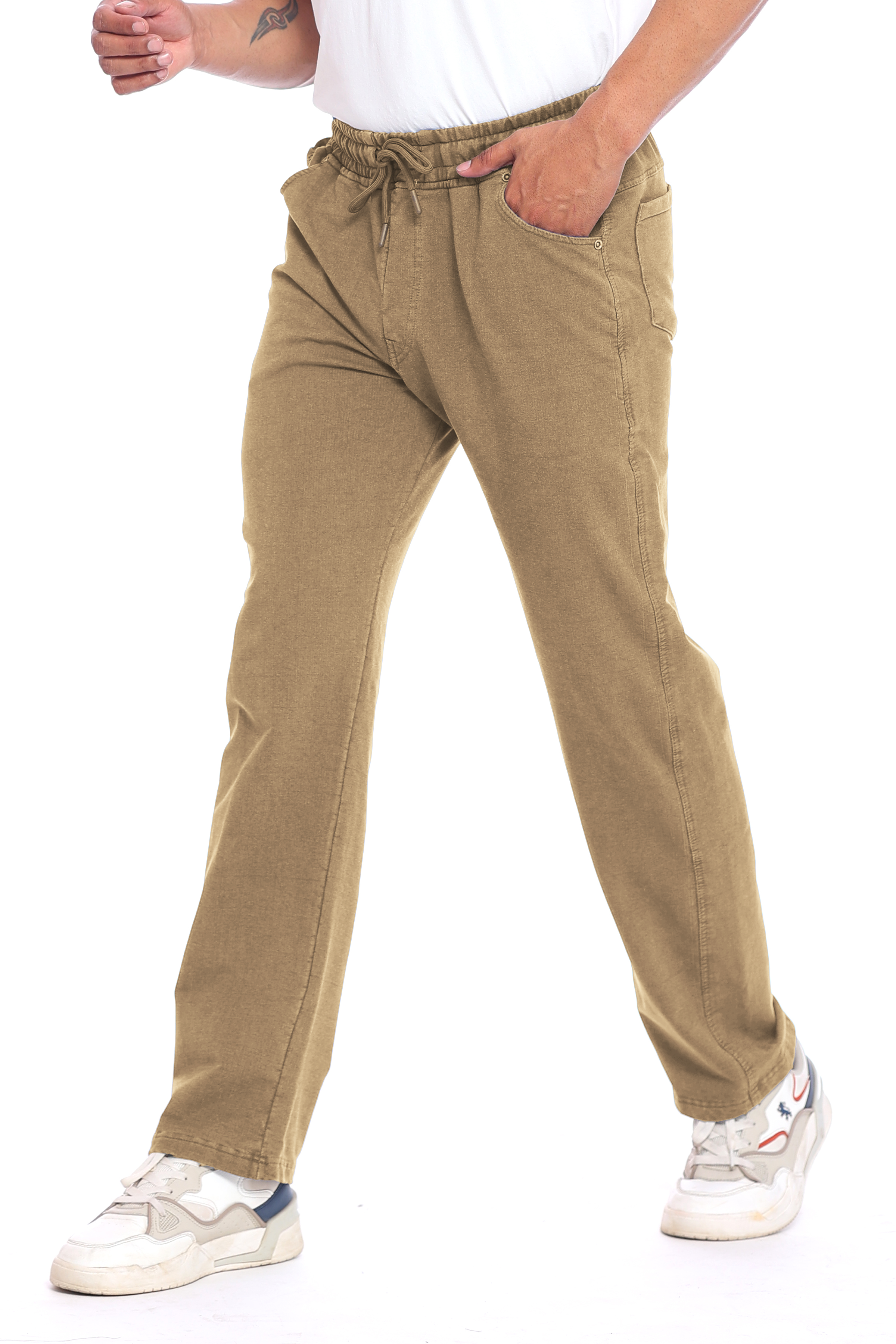 Stretchable Brown Joggers