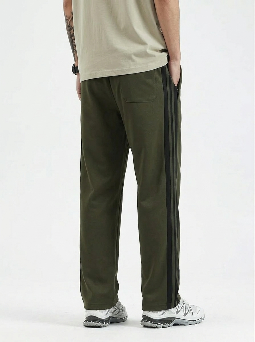Athletic olive track pant