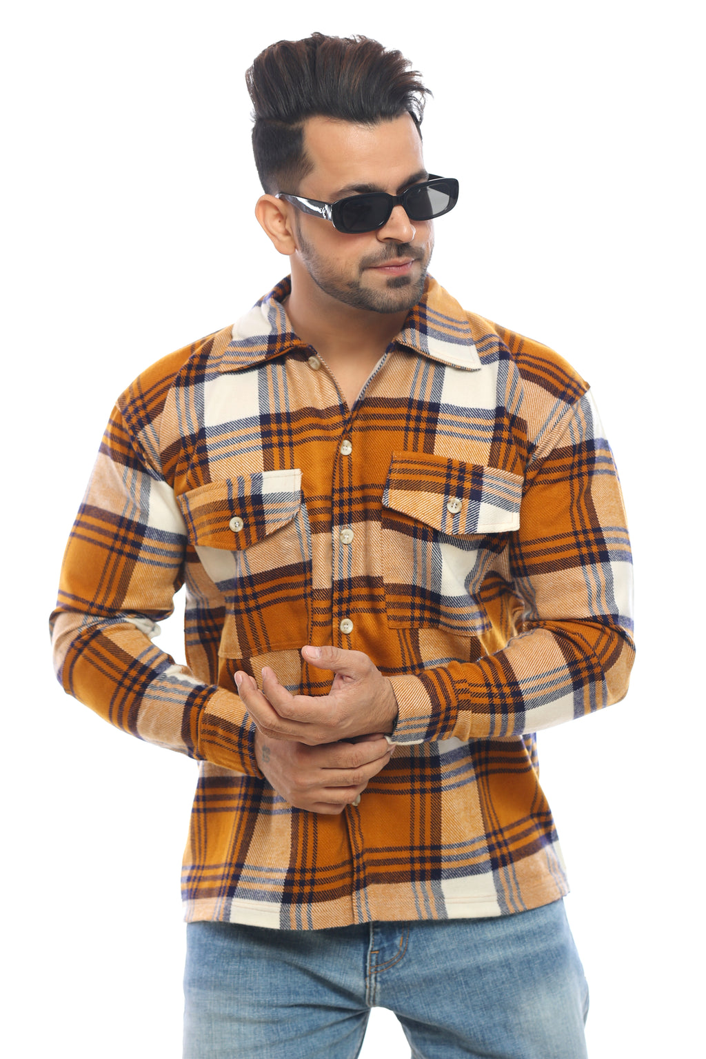 Men's shacket Caramel
