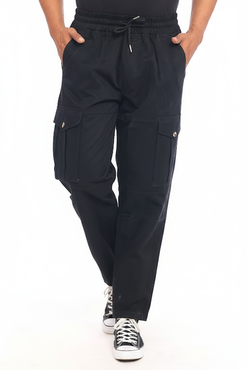 Black Cargo Pant Men's