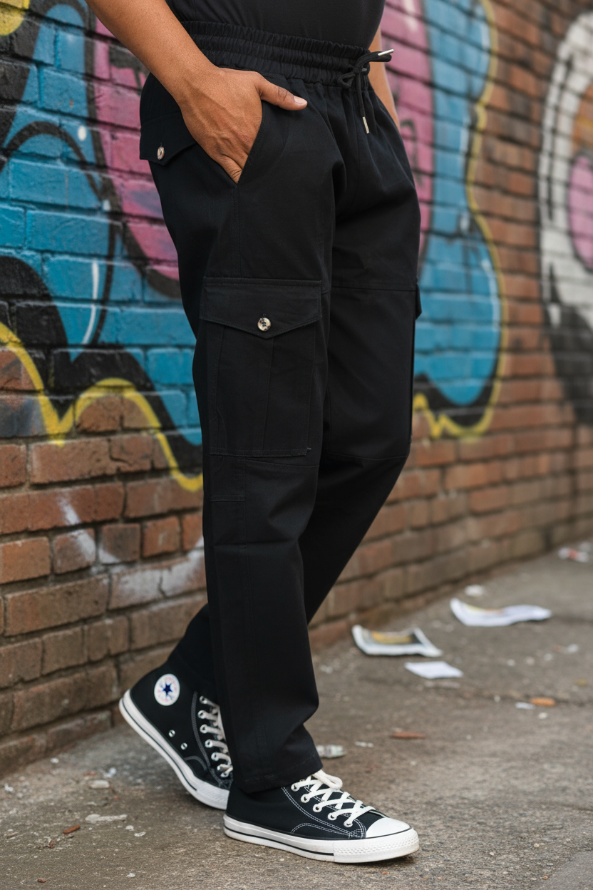 Classic Cargo pant Black