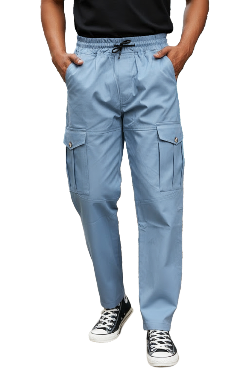 Fashionable pants Sky Blue