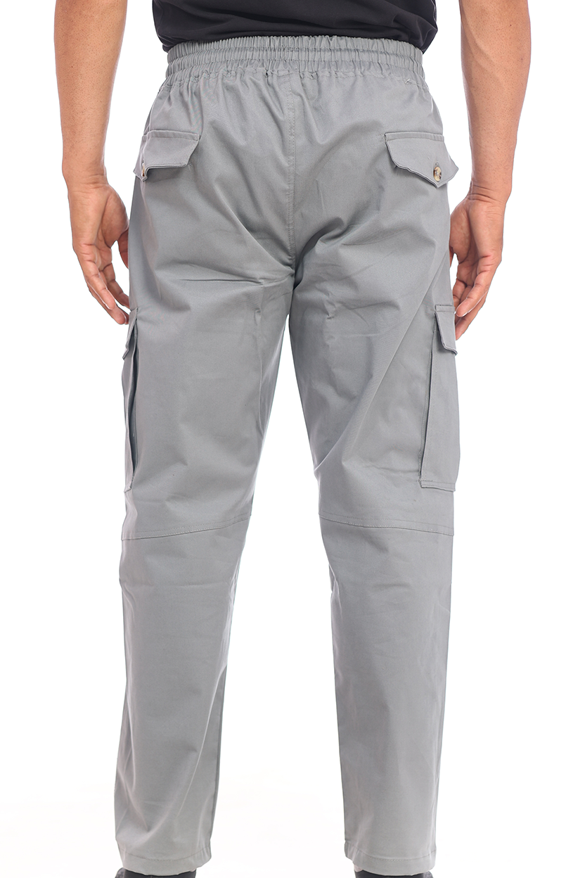 6 pocket Cargo pant men Grey