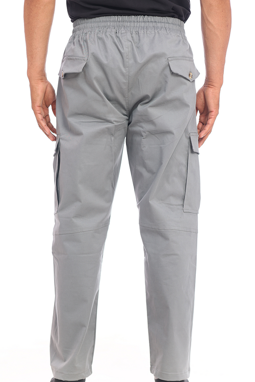 6 pocket Cargo pant men Grey